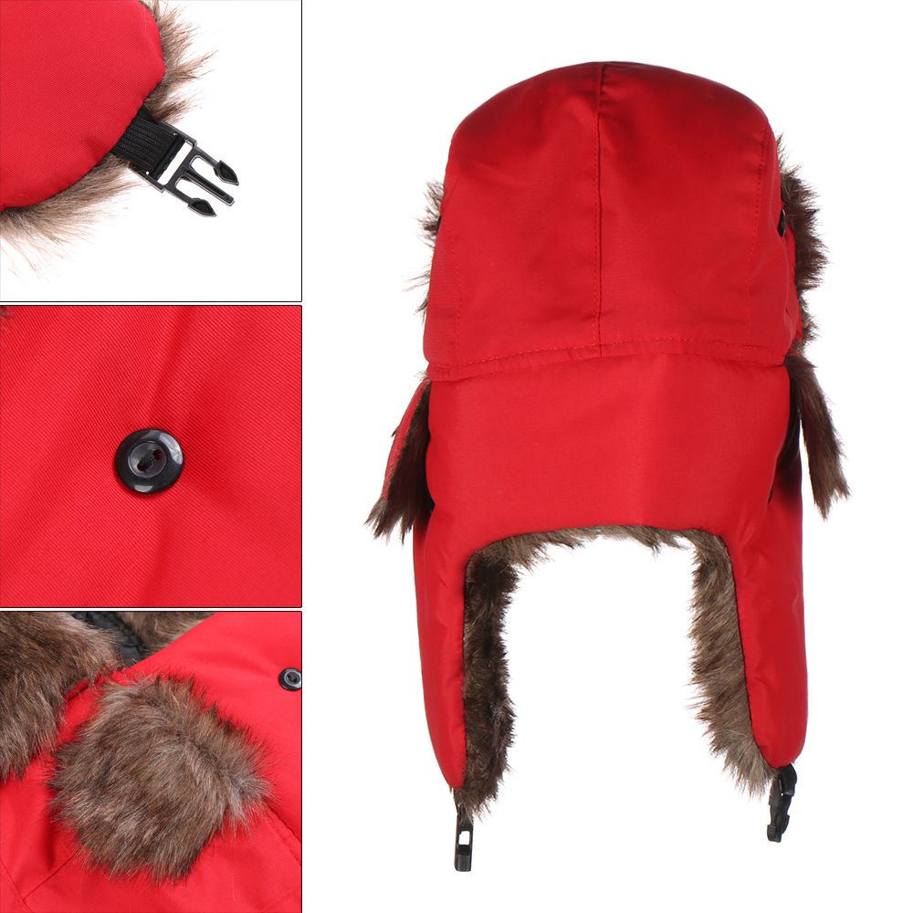 Warm Earflap Trapper Ski Hat W - Trapper Hat Ear Flap recension och pris