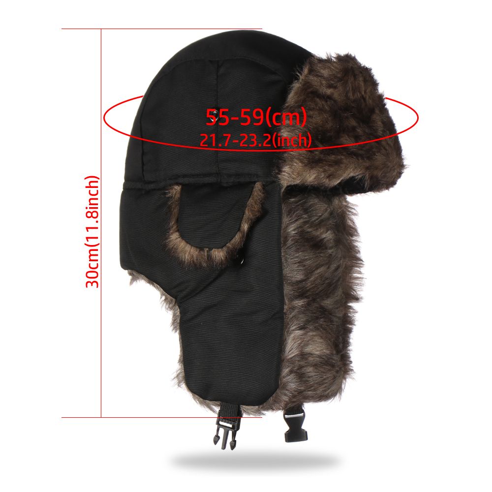 Warm Earflap Trapper Ski Hat W - Trapper Hat Ear Flap recension och pris