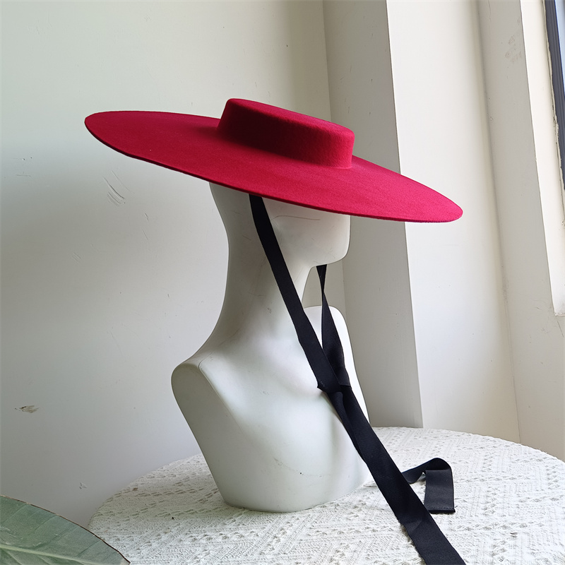 15cm WOOL wheat wide brim wool - Fedora Hat Wool recension och pris