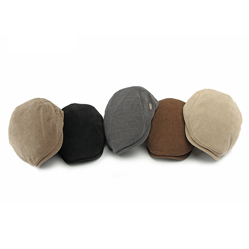 Corduroy Flat Cap for Men Wome - Newsboy Cap Ivy recension och pris