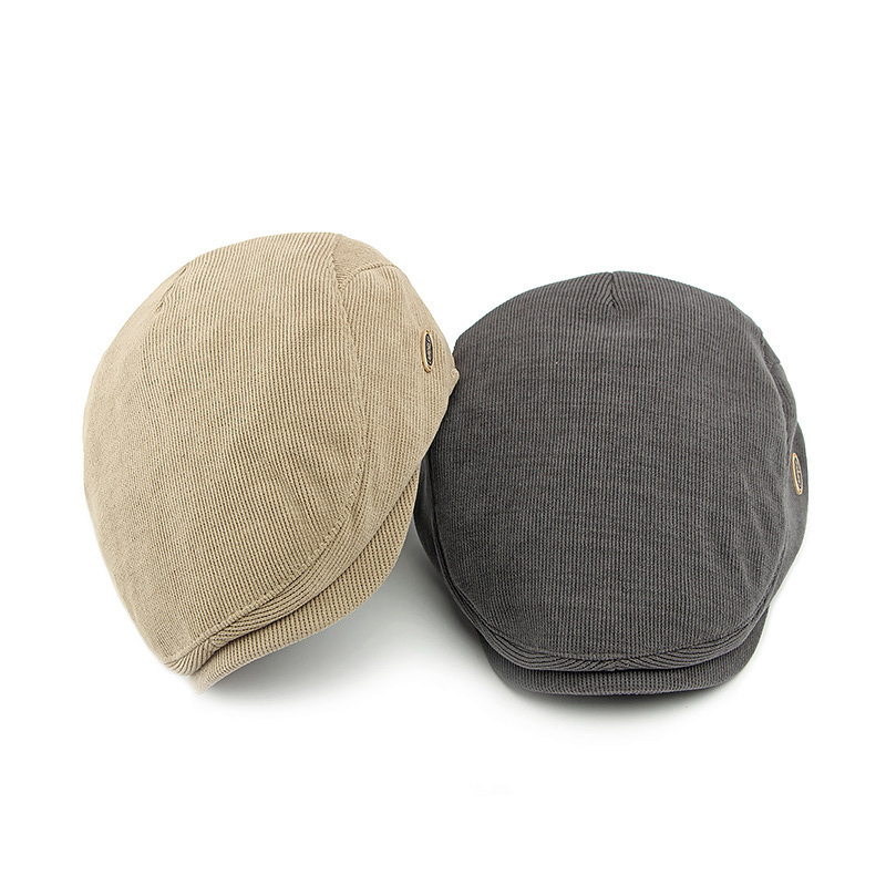 Corduroy Flat Cap for Men Wome - Newsboy Cap Ivy recension och pris