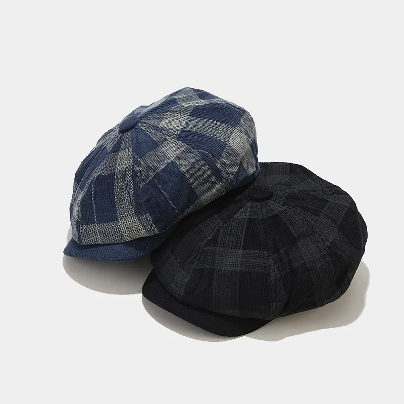 Corduroy Men Women Youth Boy G - Newsboy Cap Ivy recension och pris