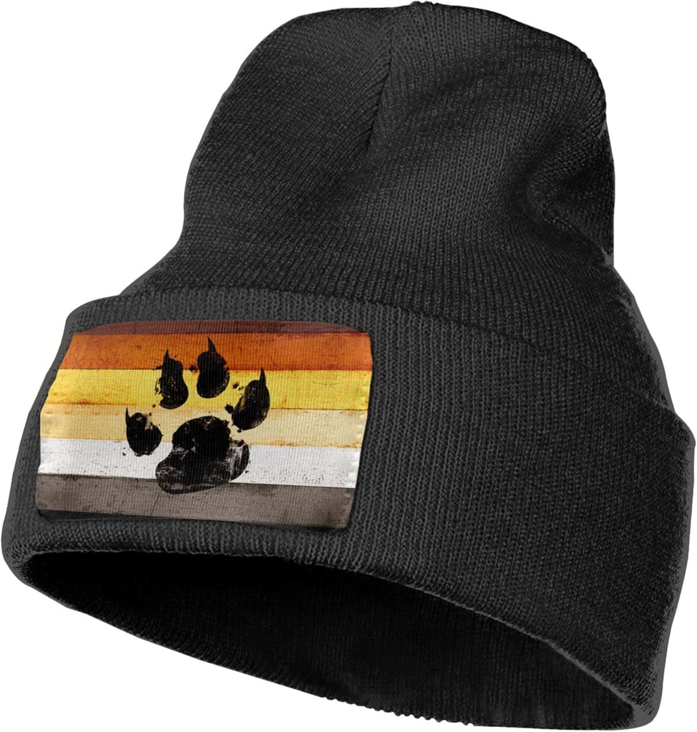 Gay Flag Bear paw LGBT Knit Be - Beanie Cuffed Knit recension och pris