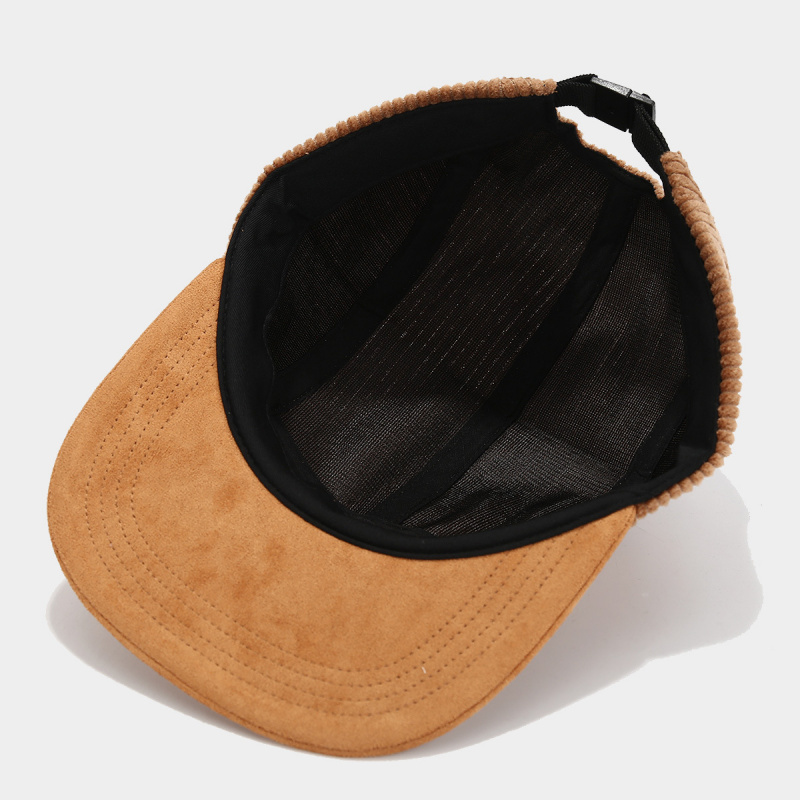 Retro Corduroy 5 Panel Cap wit - Corduroy Cap 5 Panel recension och pris