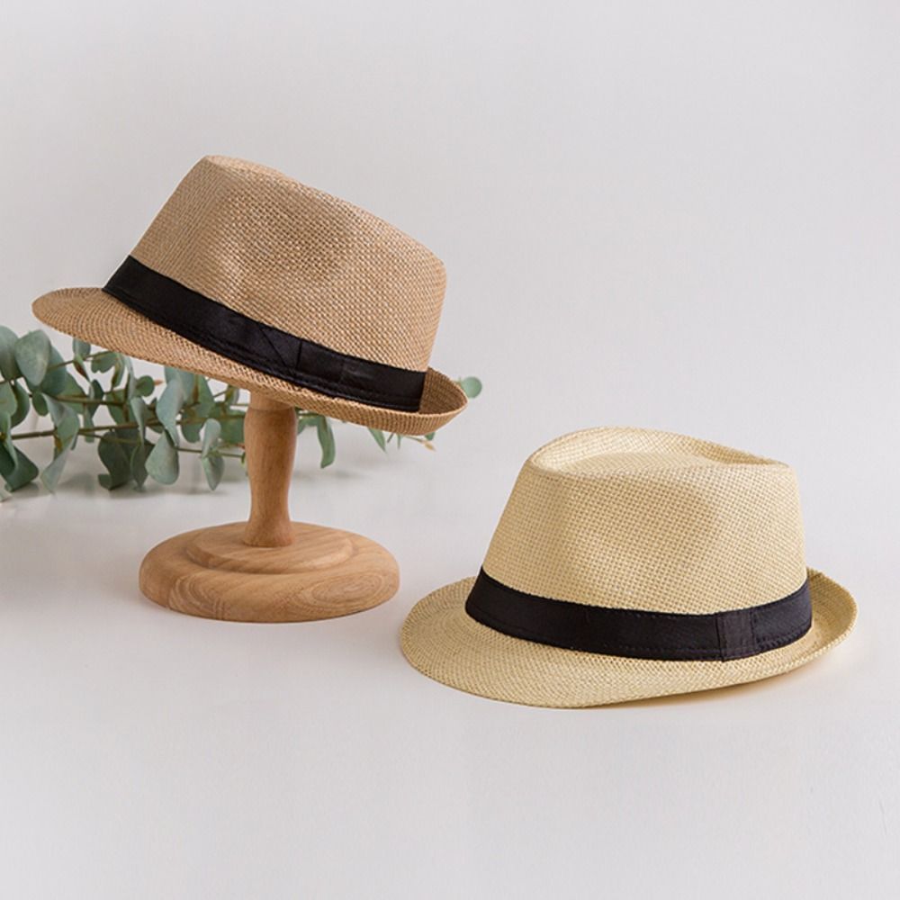 Cool Vintage Men Straw Hat Sun - Cowboy Hat Straw recension och pris