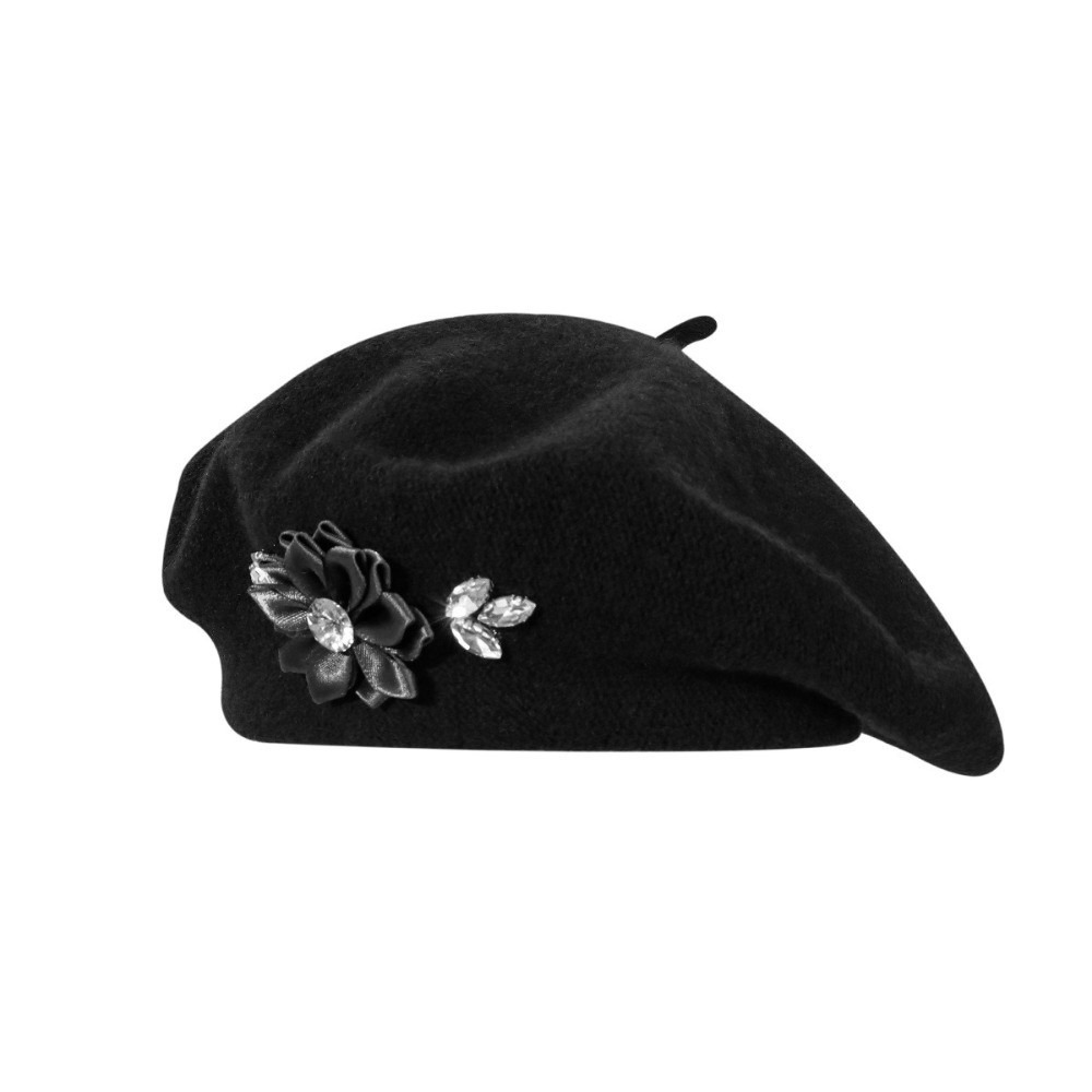 Fashion Solid Color Wool Beret - Beret French Wool recension och pris