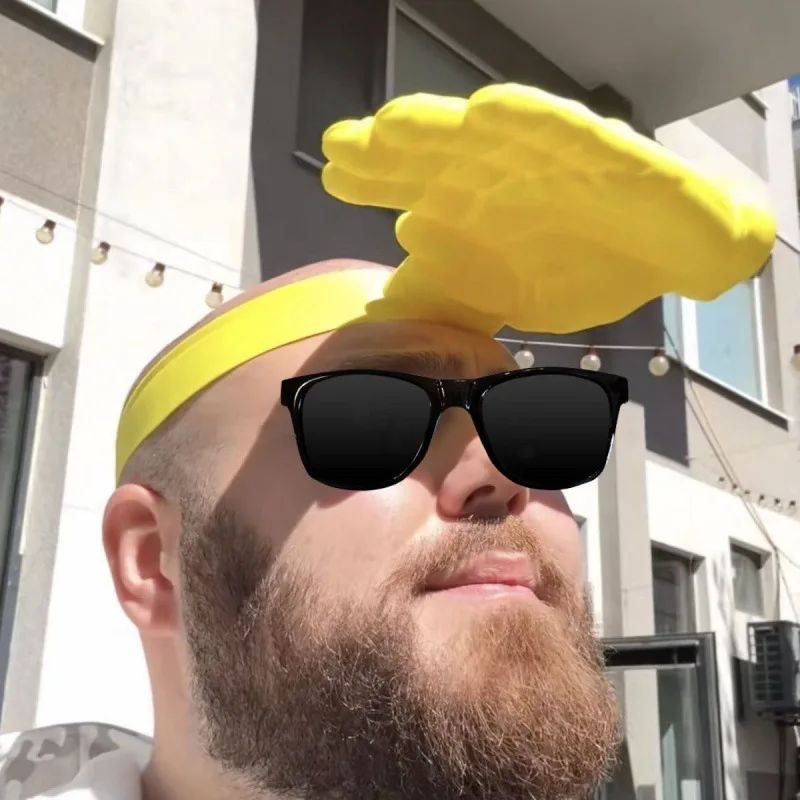 1/3Pcs Novelty 3D Palm Hand Sh - Visor Sun Hat recension och pris