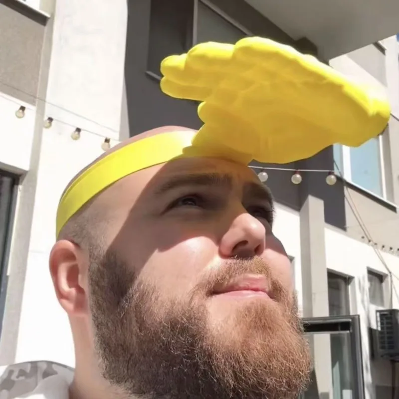 1/3Pcs Novelty 3D Palm Hand Sh - Visor Sun Hat recension och pris