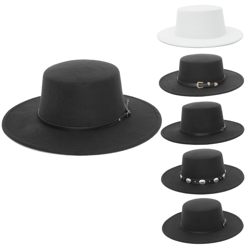Elegant Wide Brim Fedora Hat f - Fedora Hat Wool recension och pris
