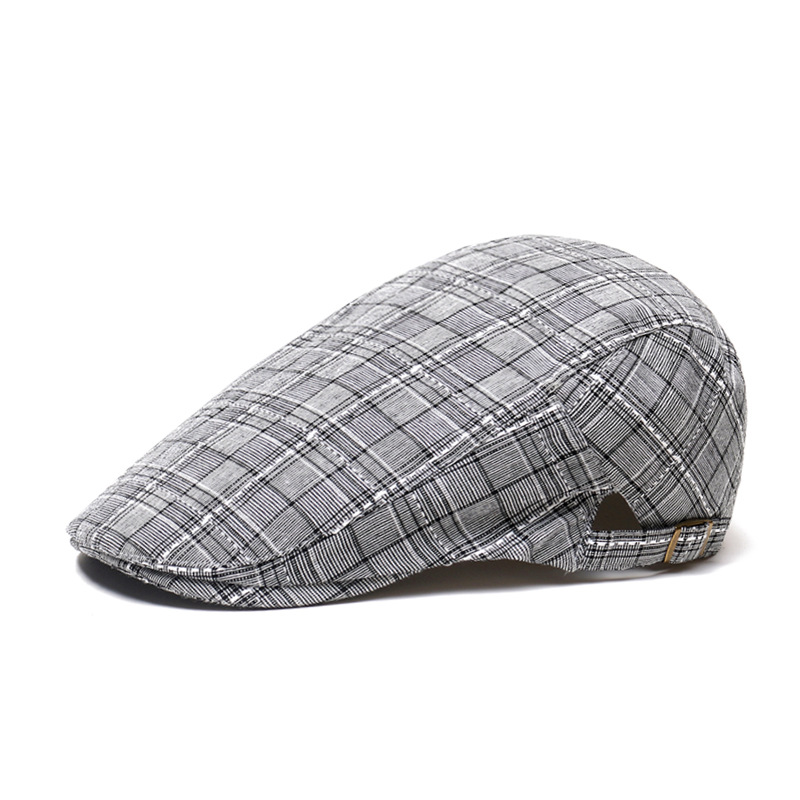 Unisex Cotton Plaid Newsboy Be - Newsboy Cap Ivy recension och pris