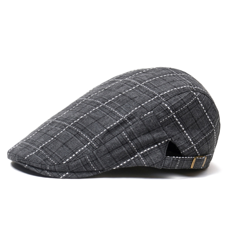 Unisex Cotton Plaid Newsboy Be - Newsboy Cap Ivy recension och pris