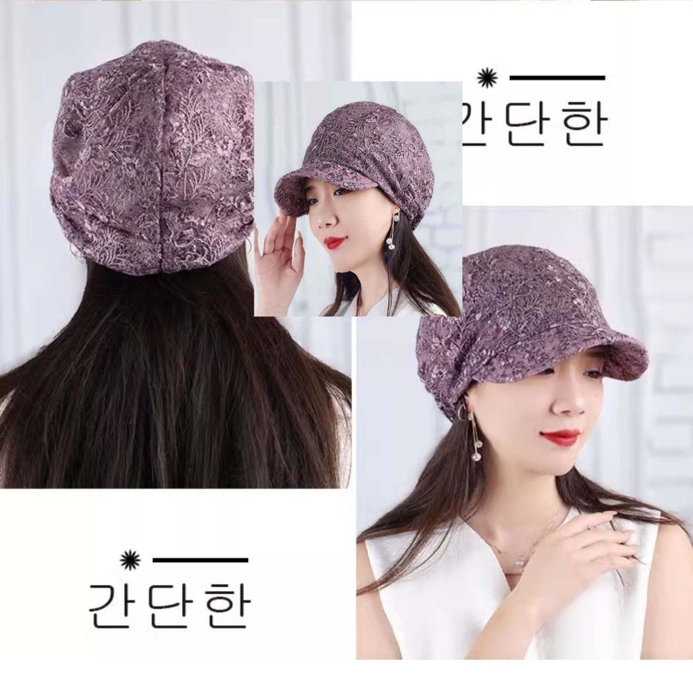 Hollow Out Flower Beanie Cap B - Baseball Cap Structured recension och pris