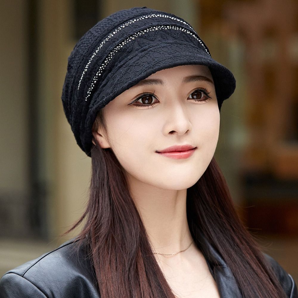 Hollow Out Flower Beanie Cap B - Baseball Cap Structured recension och pris