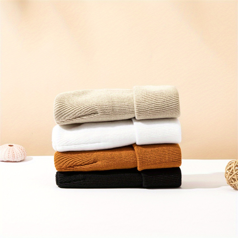 4pcs Baby Hat Knit Cuffed Bean - Beanie Cuffed Knit recension och pris