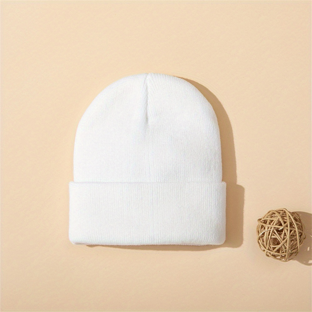 4pcs Baby Hat Knit Cuffed Bean - Beanie Cuffed Knit recension och pris