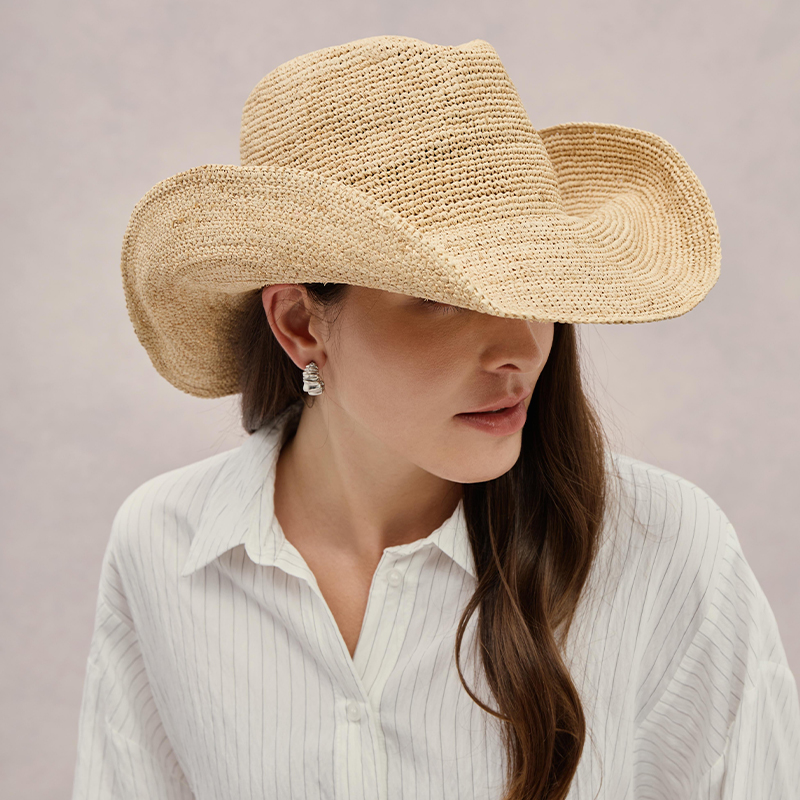 Premium Raffia Straw Hat Luxur - Cowboy Hat Straw recension och pris
