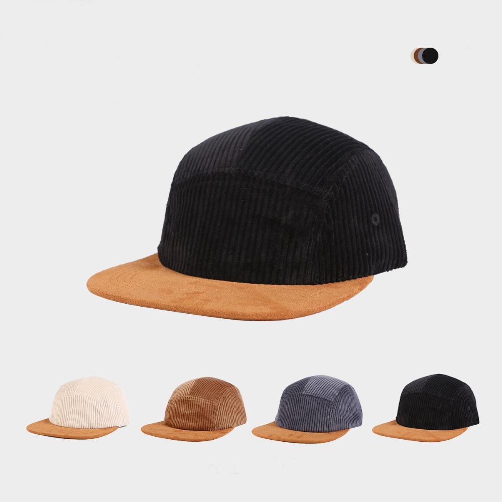 Versatile Retro Flat Brim Base - Corduroy Cap 5 Panel recension och pris