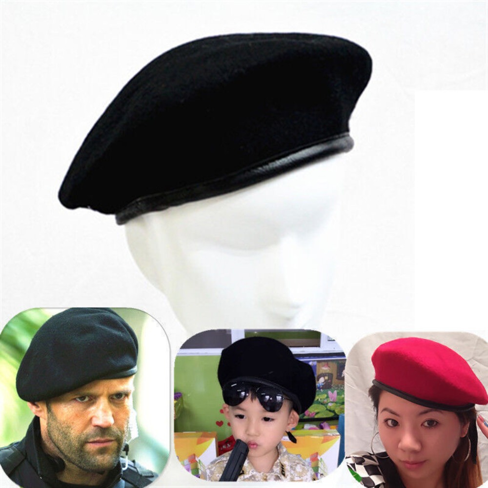 New Unisex Uniform Cap Men Wom - Beret French Wool recension och pris